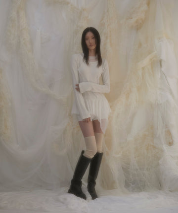 Layered Lace Frill Long Sleeve